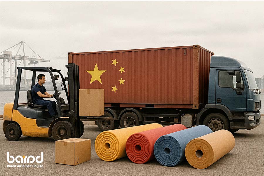 واردات پارچه از چین (راهنمای کامل مراحل، مجوزها و سودآوری)