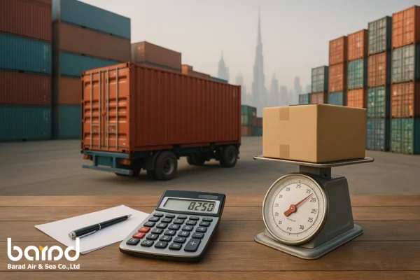 هزینه ارسال بار به دبی چقدر است