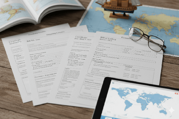 مدارک و الزامات حمل بار از چین