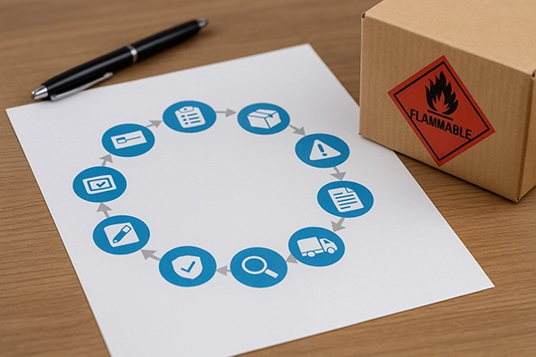 مراحل حمل کالای خطرناک