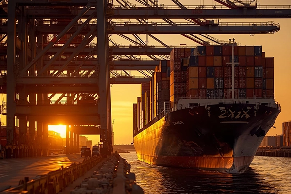 اثرات انتخاب بندر چین بر هزینه و زمان حمل